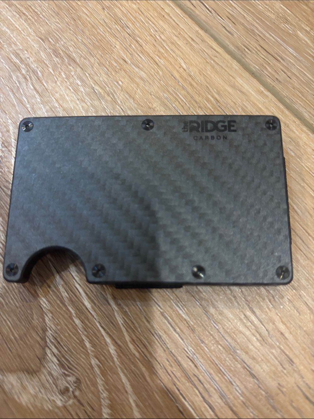 Ridge Carbon Slim Wallet - Black Carbon